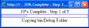 Simple VBScript Progress Bar